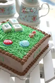Mahjongg cake
