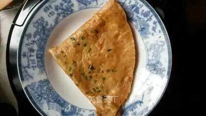 Onion onion and egg pancakes