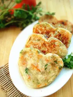 Sweets of sweet potatoes and vegetables