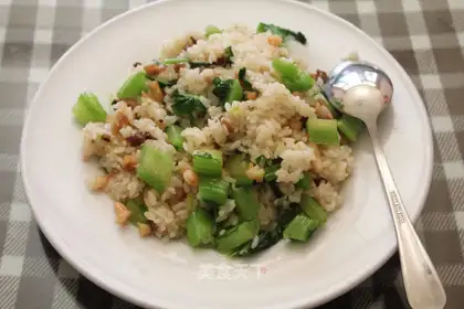 Mustard fried rice