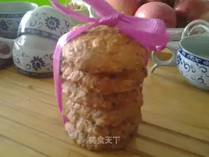 Red sugar oatmeal cookies