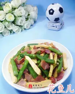 Tofu-dry bacon-dried beans