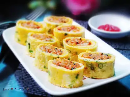 Pickle egg rolls