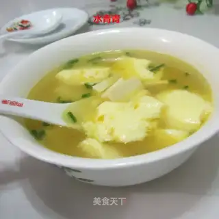 Pumpkin tofu soup