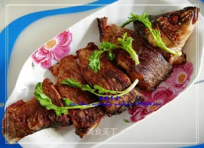 Fried carp