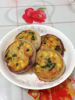 Onion ring field eggcake