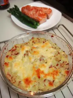 Baking bacon mashed potatoes