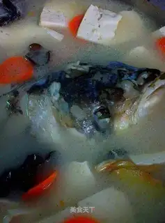 Fish tofu soup