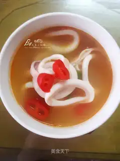 Thai Winter Cunt Squid soup