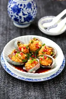 Ginger onion fresh abalone