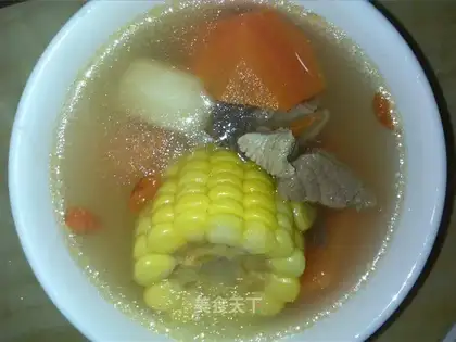 Dragonbone corn soup