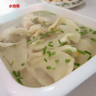 Three fresh dumplings