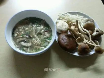 We're going to have some fungus soup