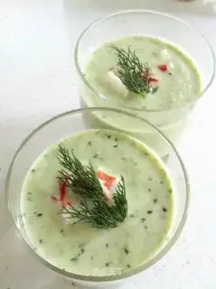 Crab cucumber soup