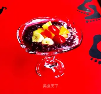 Coconut and black rice