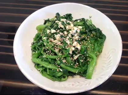 Spicy spinach