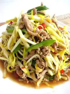 Garlic fried meat