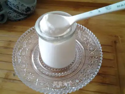 It's raw yogurt