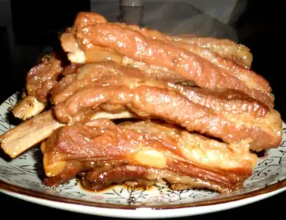 Spicy pork chops