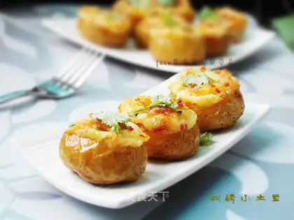 Double baked potatoes
