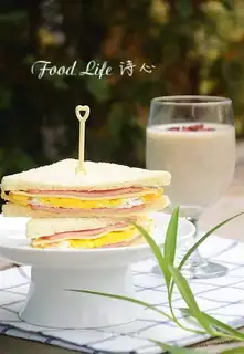 Ham cheese sandwich