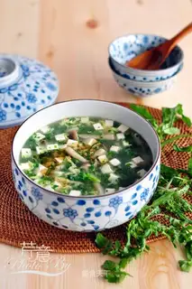 Crab mushroom tofu