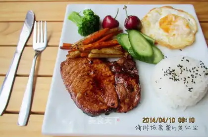 Pork dinner set