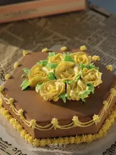 The rose mochamus cake