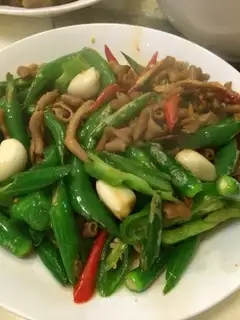 Fire duck intestines