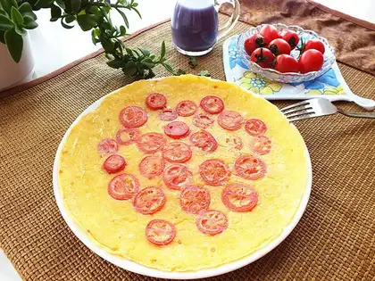Tomato omelet