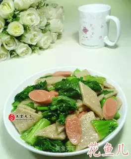Ham intestines oatmeal