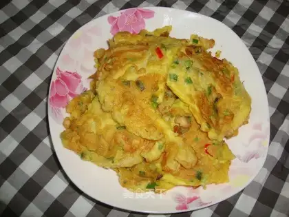 Onion eggcake