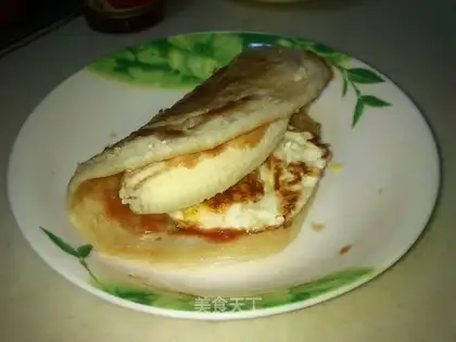 Banana omelet