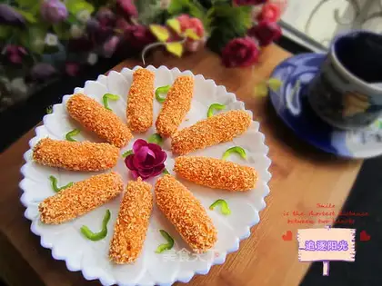 Gold shrimp sticks