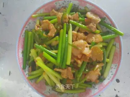 Garlic fried meat