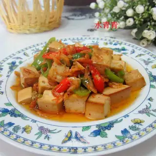 Spicy rice tofu