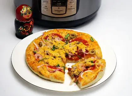 shrimp cheese pizza