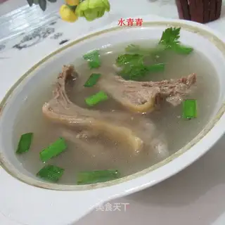 I'll clean up the lamb chop soup