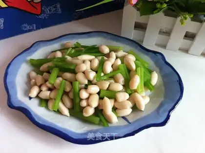 Celery peanuts
