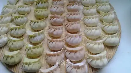 A fish dumpling