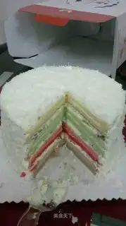 Rainbow cake