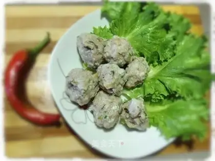 Frozen meatballs