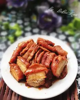 Potato button meat