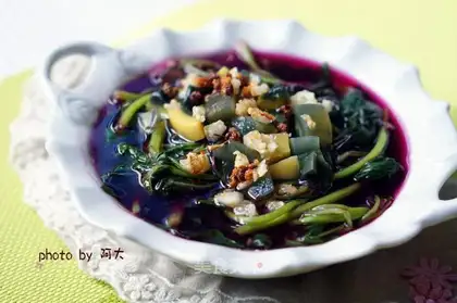 A boiled casserole