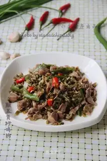 Sourbeans, fried chicken