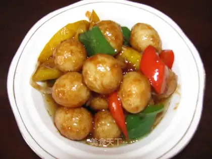 Tiger-skind quail eggs