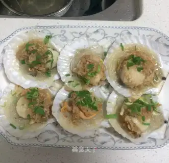 Garlic scallops