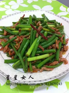 Garlic fried meat
