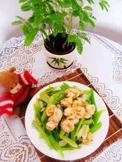 Celery lily shrimp