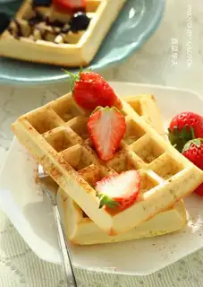 Vanilla waffles